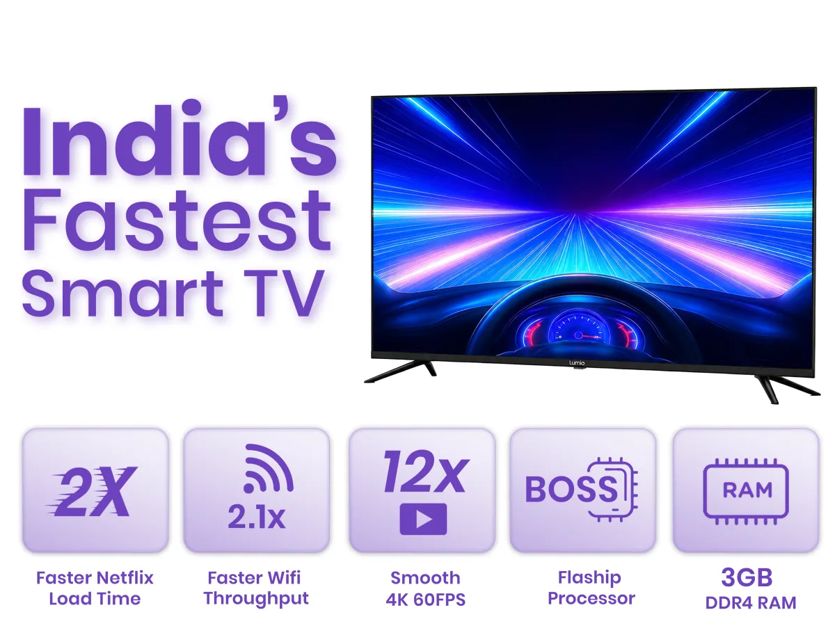 Lumio Vision 7 (43 inches) 4K Ultra HD Smart QLED Google TV